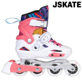 roller enfant flash pink ajustable