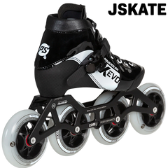 Roller vitesse enfant XXX noir blanc