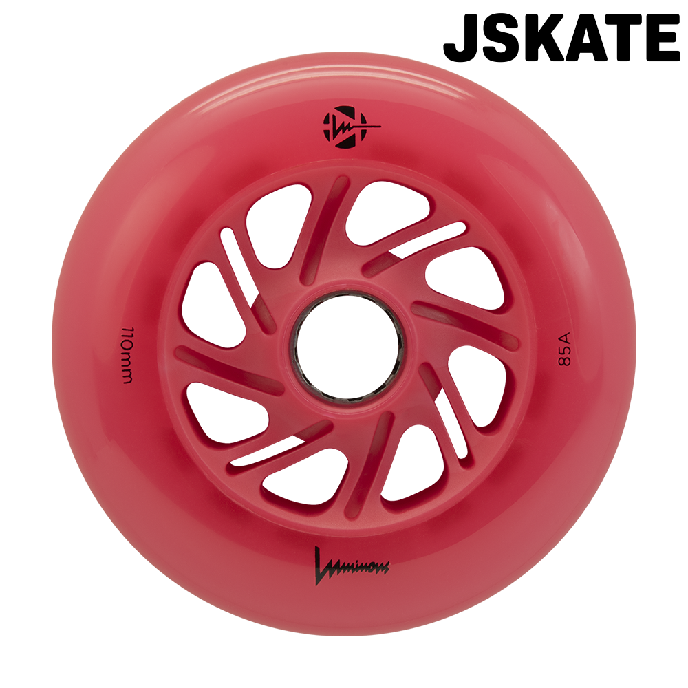 Roue roller Luminous 110 rouge