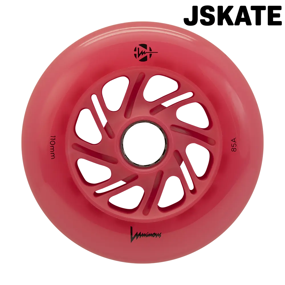 Roue roller Luminous 110 rouge