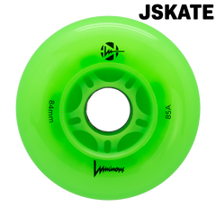 Roue Roller Luminous 84 green