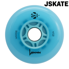 Roue Roller Luminous 90 bleu ocean