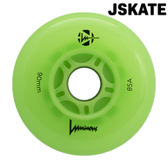 Roue Roller Luminous 90 verte