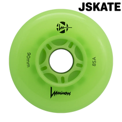 Roue Roller Luminous 90 verte