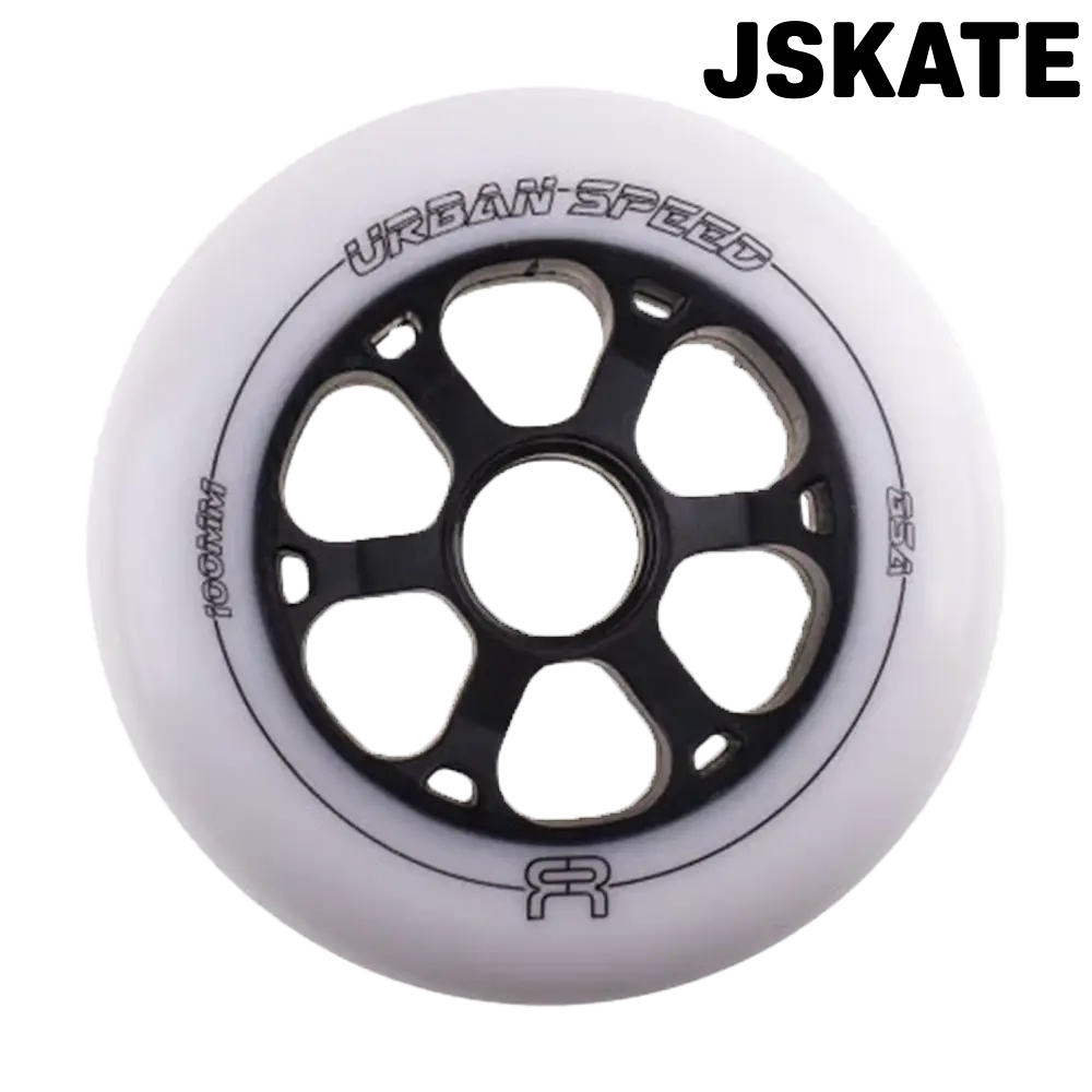 Roue de roller Urban Speed 100 blanche