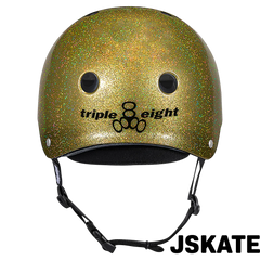 Casque roller Or paillette