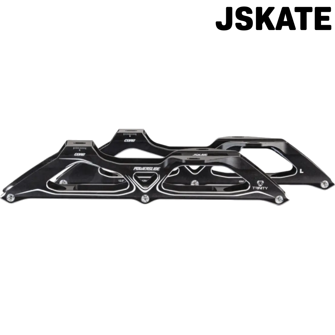 Platines Roller Powerslide - 12.5 /3x125, TRI Powerslide