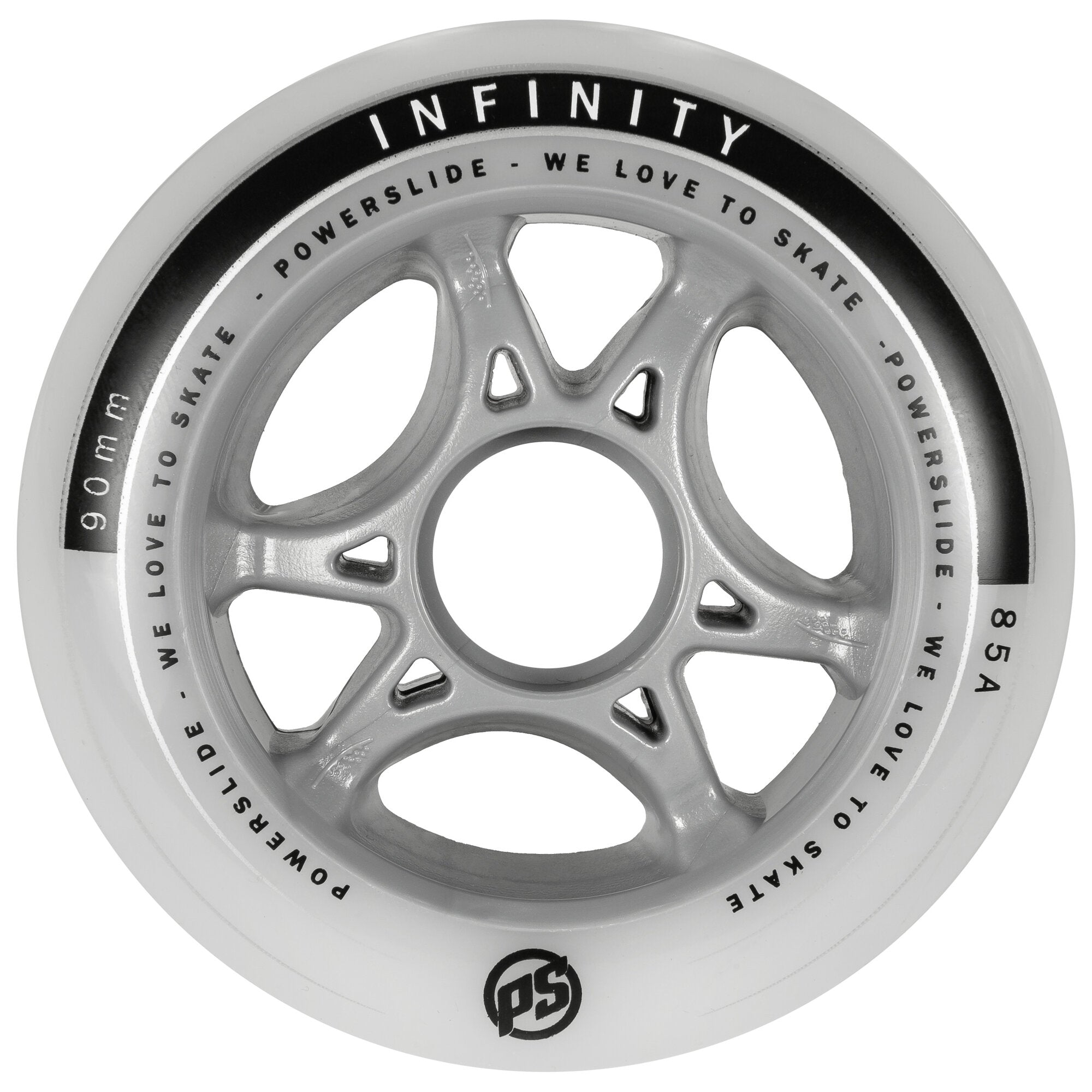 Infinity 90/85A, 4-pack - Powerslide - Fitness Inline Skate Wheels - Product Image 1