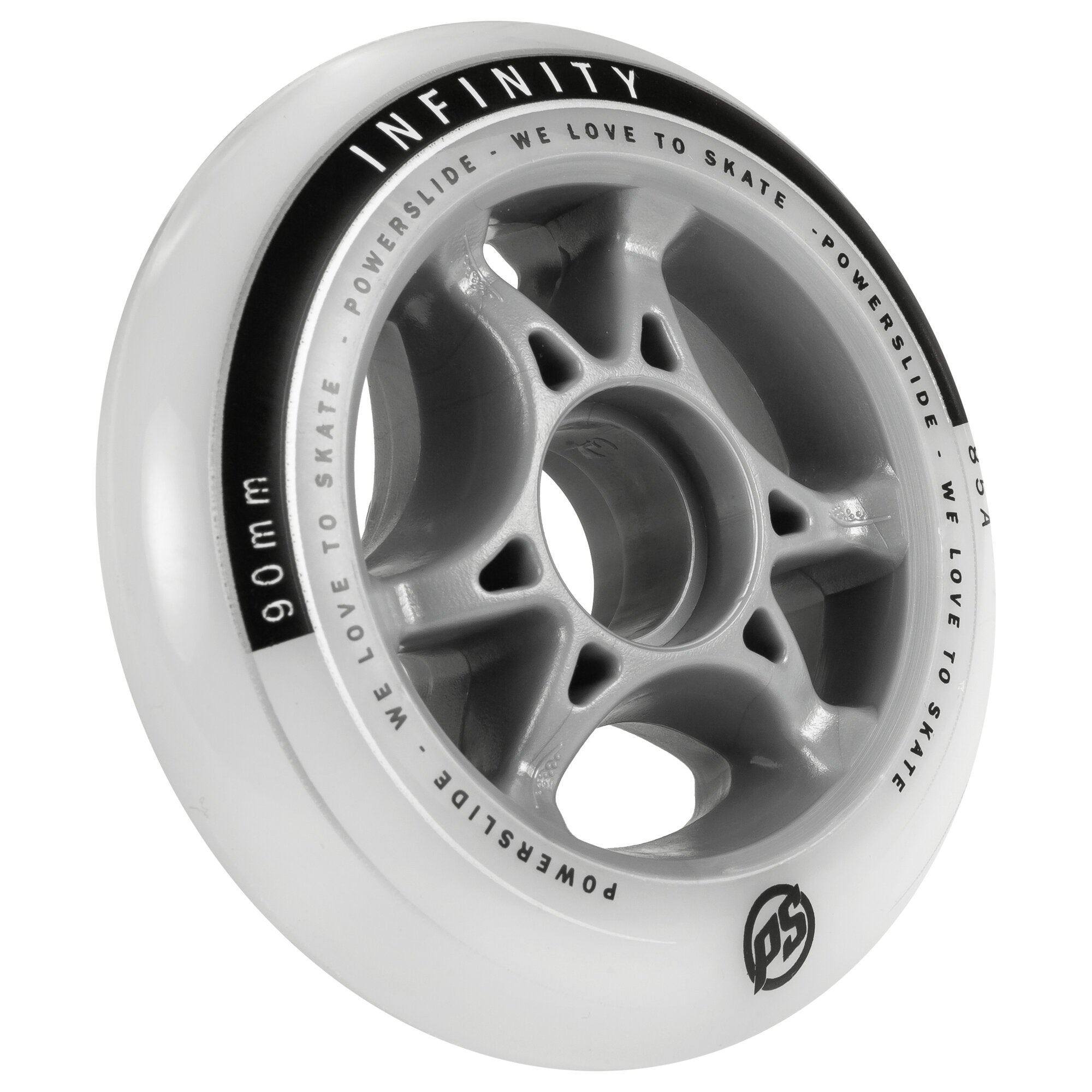 Infinity 90/85A, 4-pack - Powerslide - Fitness Inline Skate Wheels - Product Image 2
