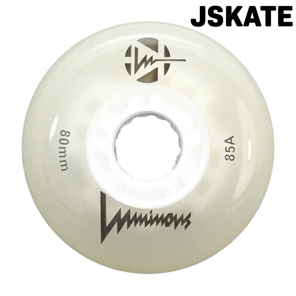 Roue de roller Luminous Blanc 80