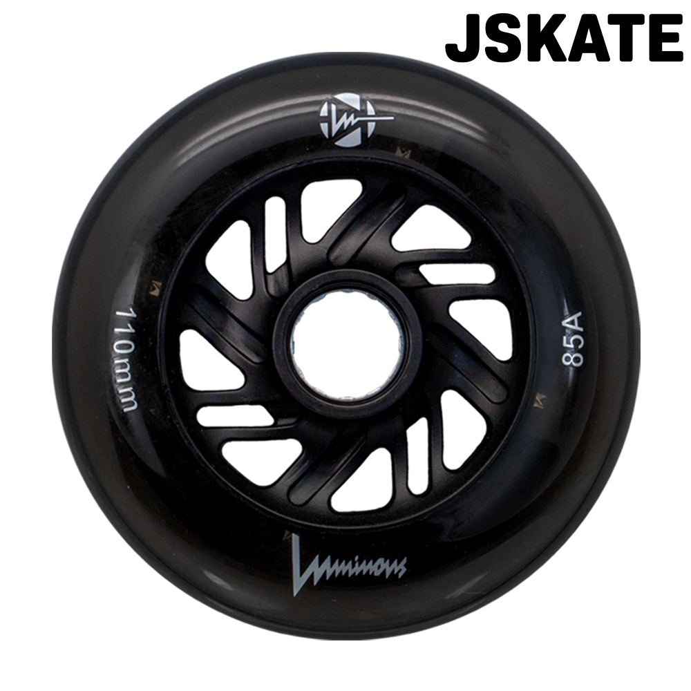 Roue roller Luminous 110 noir
