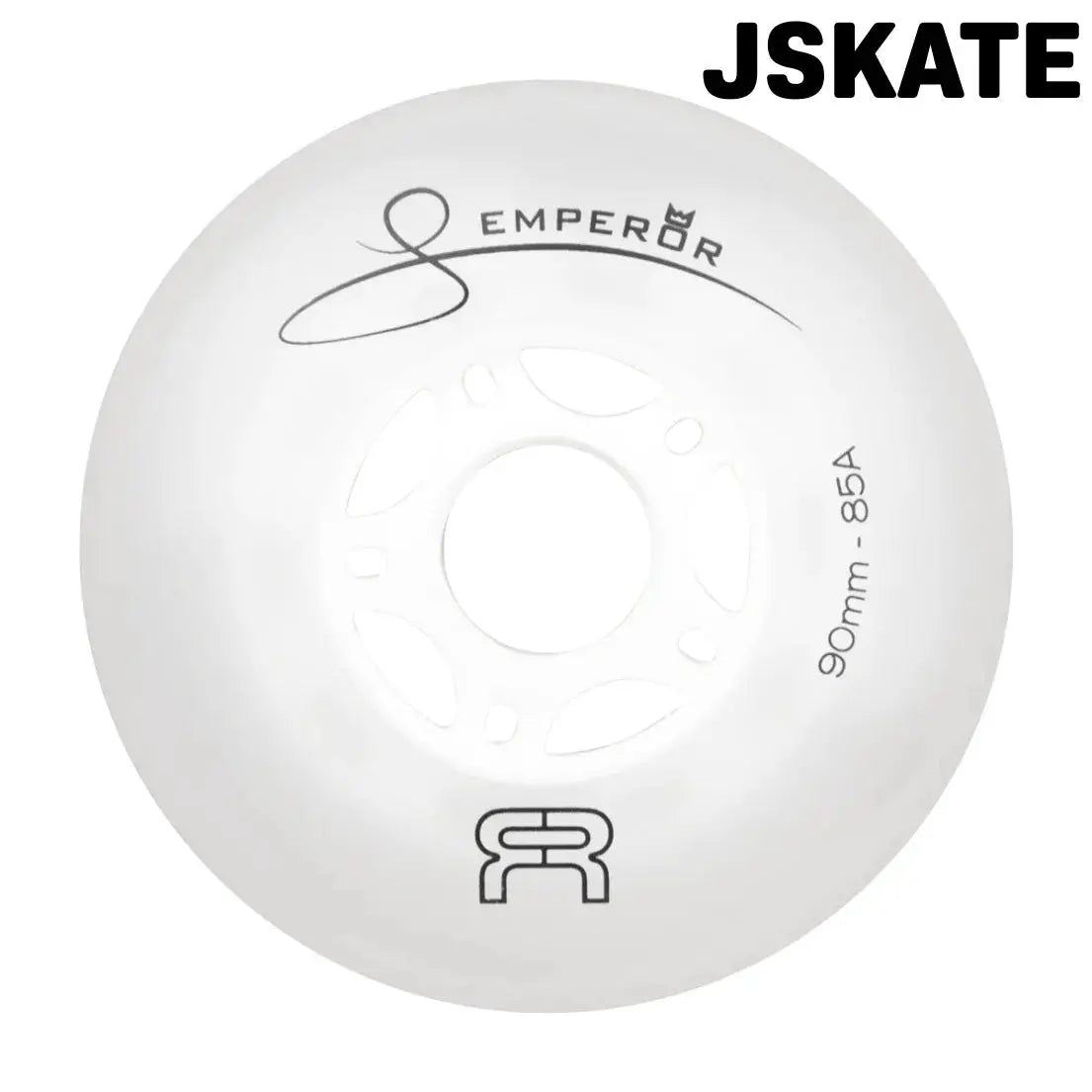 Roue de roller Emperor 90mm blanc