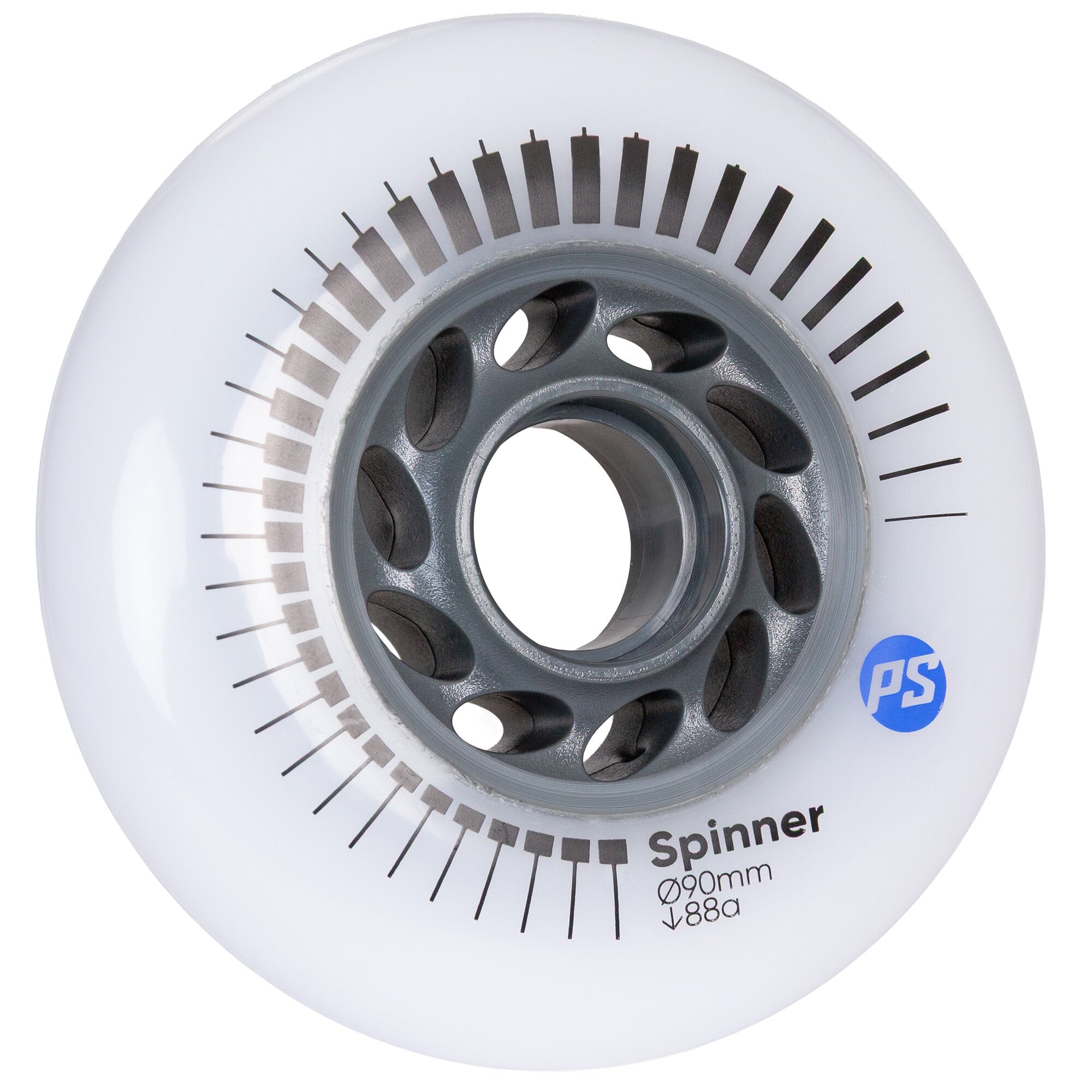 Spinner 90/88A White, 4 pack - Powerslide - Urban Inline Skate Wheels - Product Image 2