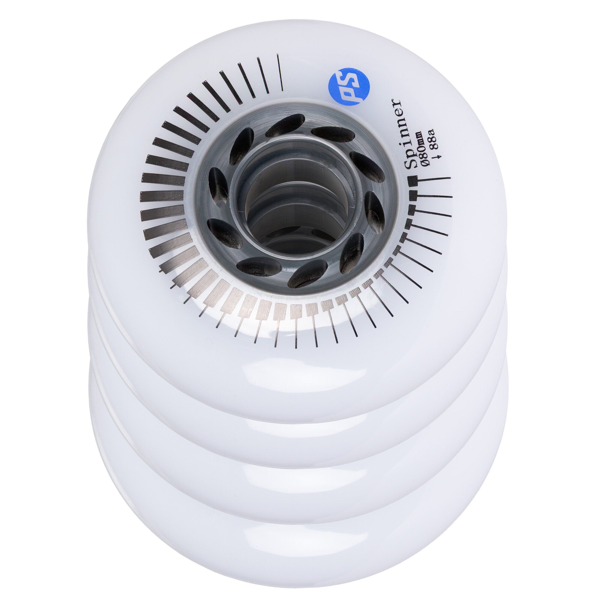 Spinner 80/88A White, 4-pack (2)