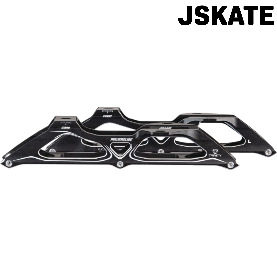 Platines Roller Powerslide - 12.5 /3x125, TRI